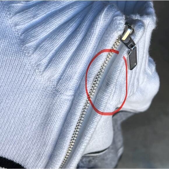 Karen Scott Women's Mapleton 1/4 Zip Cotton Sweater Black White, Striped Size S - Picture 10 of 10